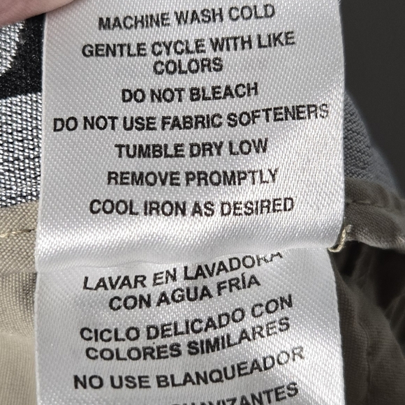 UB Tech Men’s Khaki Cargo‎ Pants Size 34x32 Utility Outdoor Work Style - Picture 9 of 11